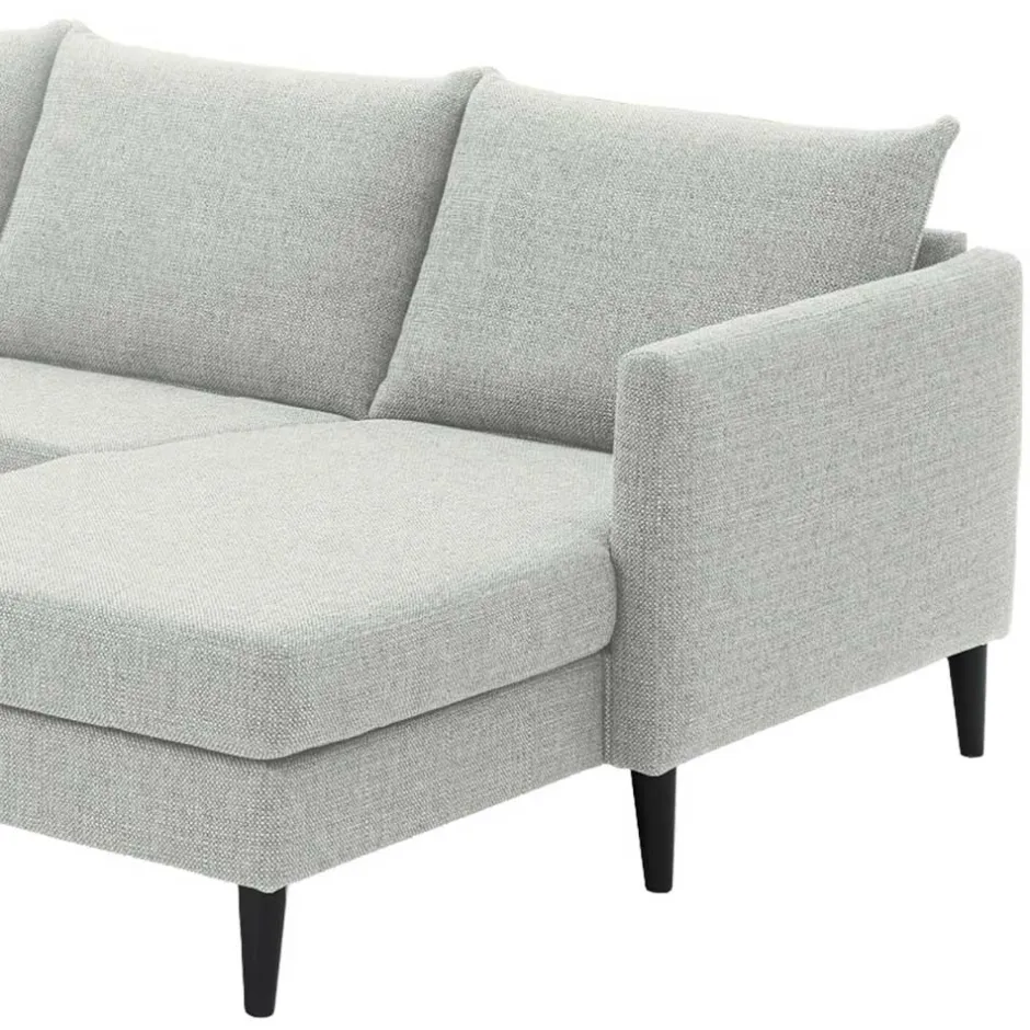 Wohnen Skandi Wohnlandschaft in U-Form - offwhite - Udessa