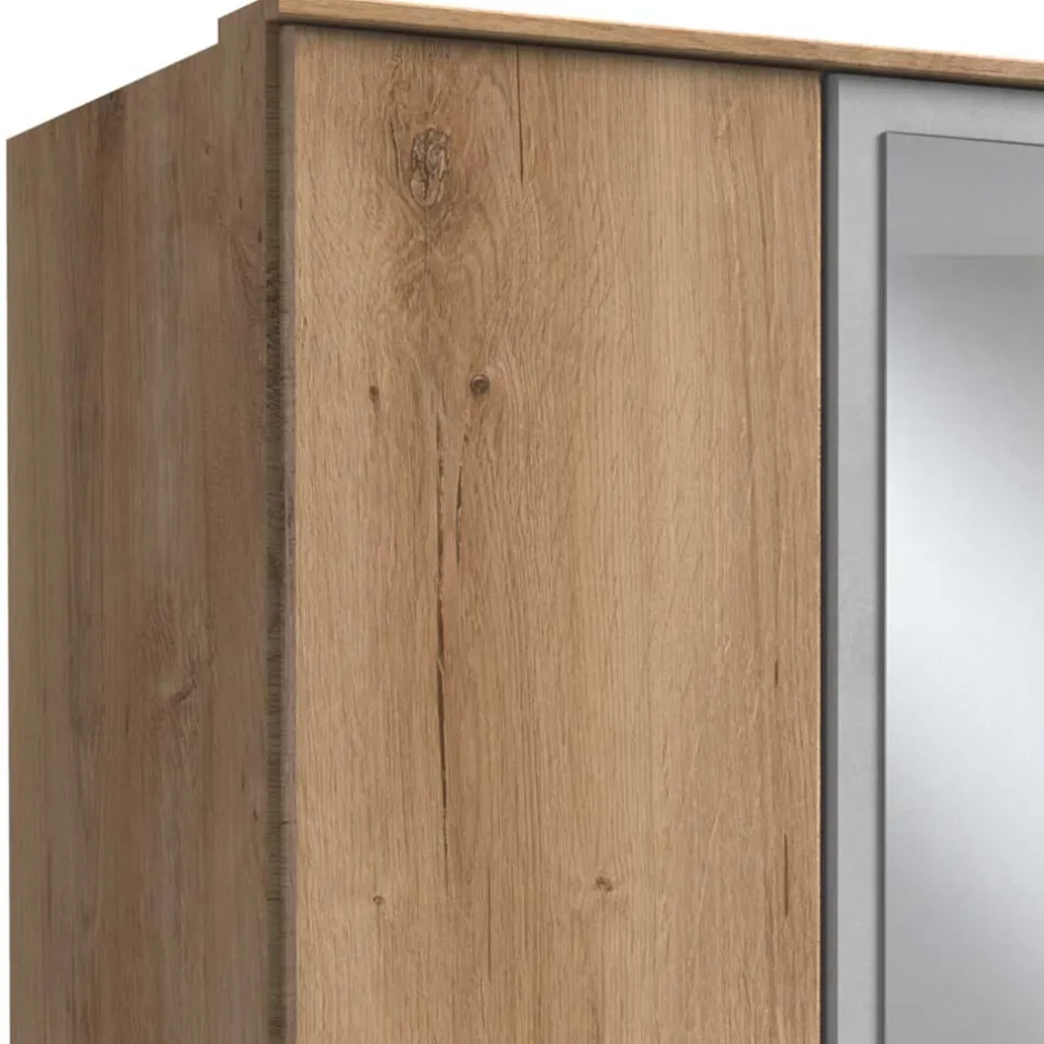 Smarter Kleiderschrank in Plankeneiche - Anca^Wohnen Clearance