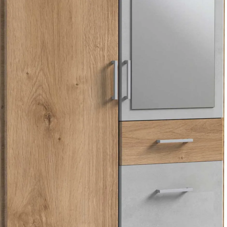 Smarter Kleiderschrank in Plankeneiche - Anca^Wohnen Clearance