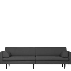 Wohnen Sofa für drei Personen in Dunkelgrau - Augusta
