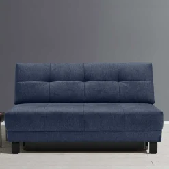 Sofa mit Bettfunktion in Blau Webstoff - Sulara^Wohnen Sale