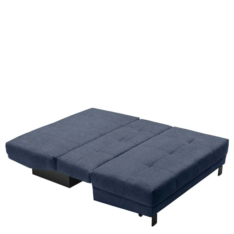 Sofa mit Bettfunktion in Blau Webstoff - Sulara^Wohnen Sale