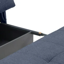 Sofa mit Bettfunktion in Blau Webstoff - Sulara^Wohnen Sale