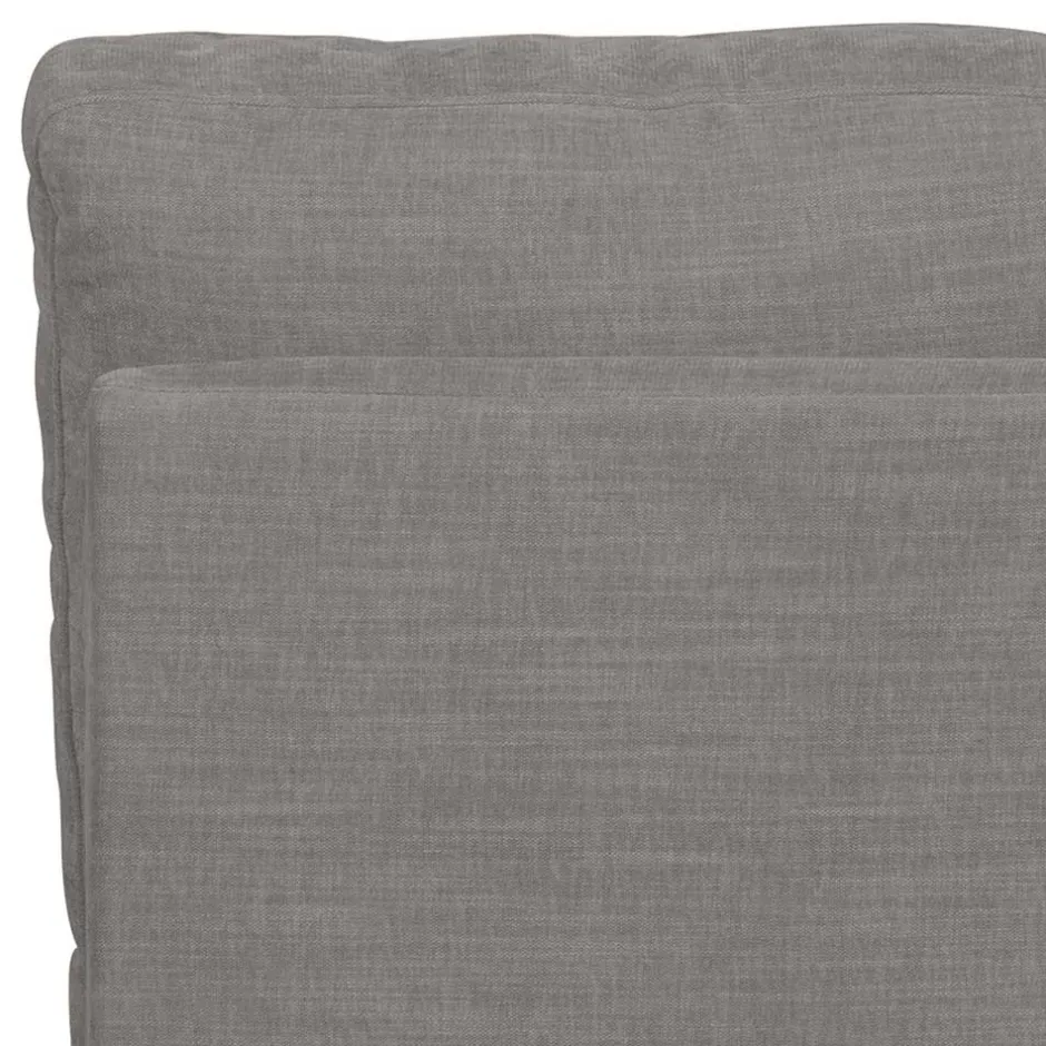 Sofamodul mit Rundung links in Grau - Gregg^Wohnen New