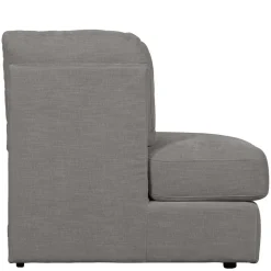 Sofamodul mit Rundung links in Grau - Gregg^Wohnen New