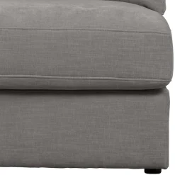 Sofamodul mit Rundung links in Grau - Gregg^Wohnen New