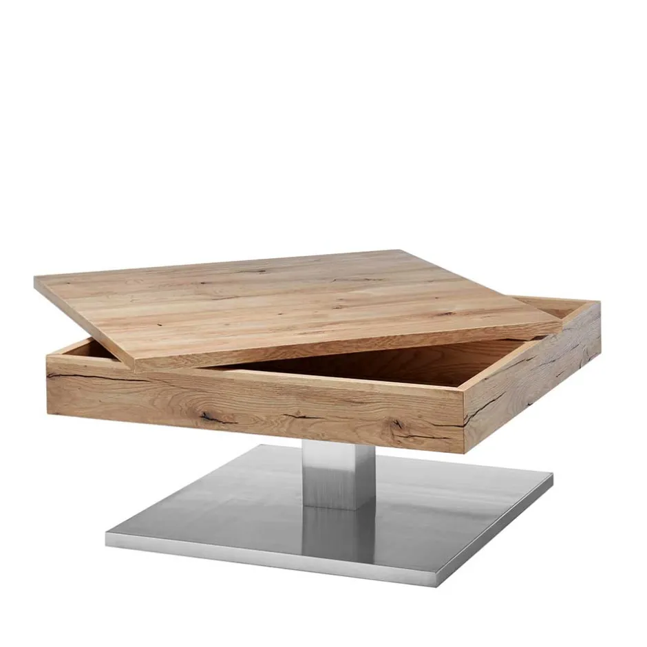 Wohnen Sofatisch auf Säulengestell - Esniwida