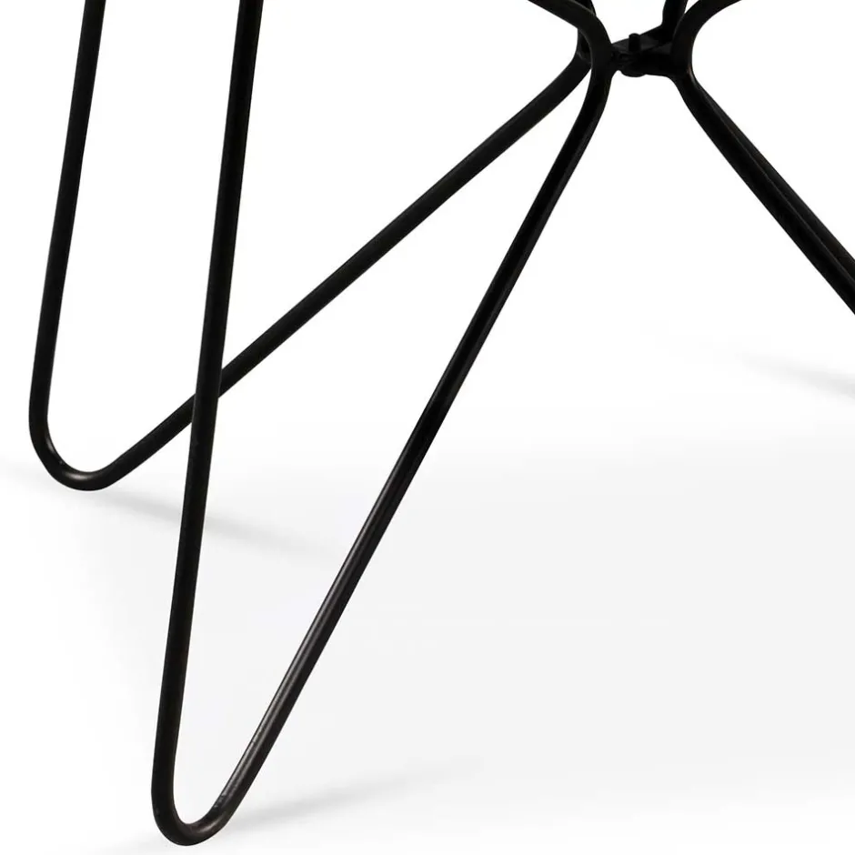 Wohnen Sofatisch aus Mangobaum Massivholz in Mattsilber - Dosa