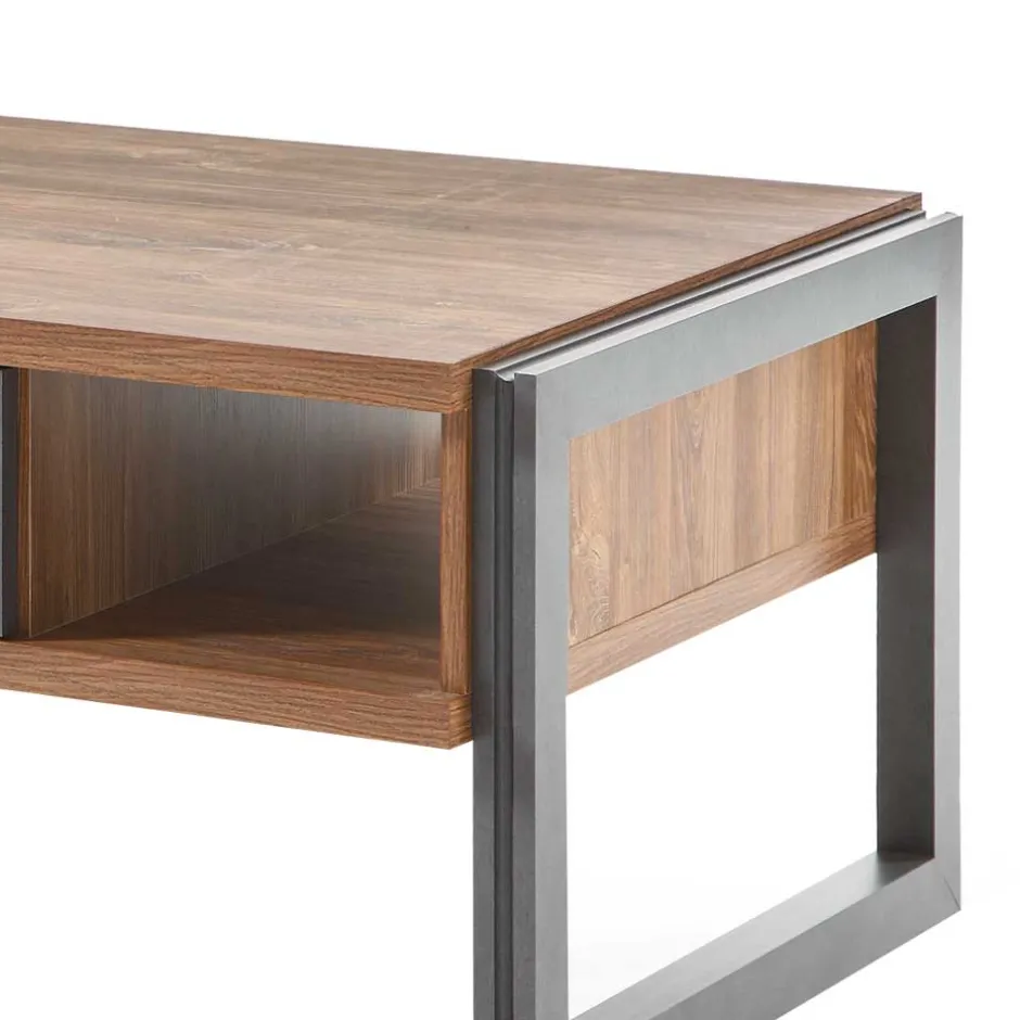 Sofatisch Rompira in Eiche dunkel Schiefer Grau^Wohnen Sale