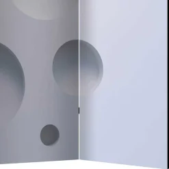 Wohnen Spanische Trennwand bedruckt - 3D Kreise - Emiliano