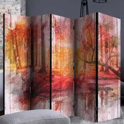 Spanische Trennwand mit Foto Herbstwald - Zither^Wohnen Online