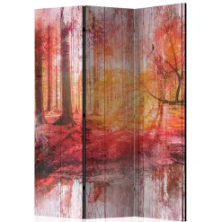 Spanische Trennwand mit Foto Herbstwald - Zither^Wohnen Online