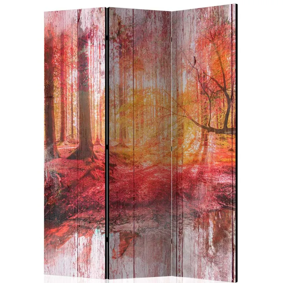 Spanische Trennwand mit Foto Herbstwald - Zither^Wohnen Online