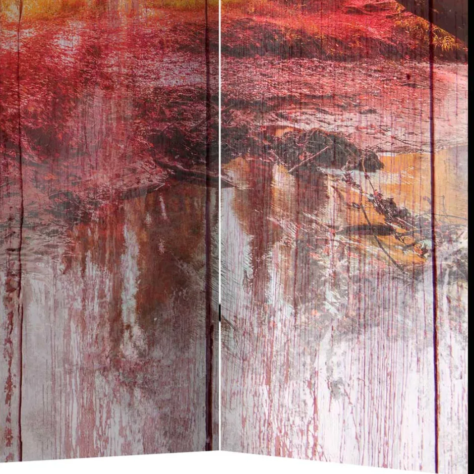 Spanische Trennwand mit Foto Herbstwald - Zither^Wohnen Online