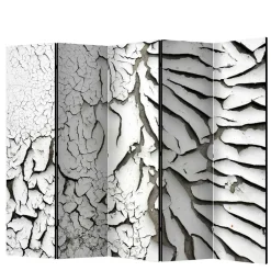 Wohnen Spanische Wand aus Leinwand & Holz Fichte - Krispa