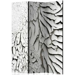 Wohnen Spanische Wand aus Leinwand & Holz Fichte - Krispa