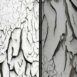 Wohnen Spanische Wand aus Leinwand & Holz Fichte - Krispa