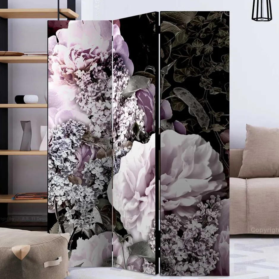 Wohnen Spanische Wand mit Blumen Fotodruck - Garaton