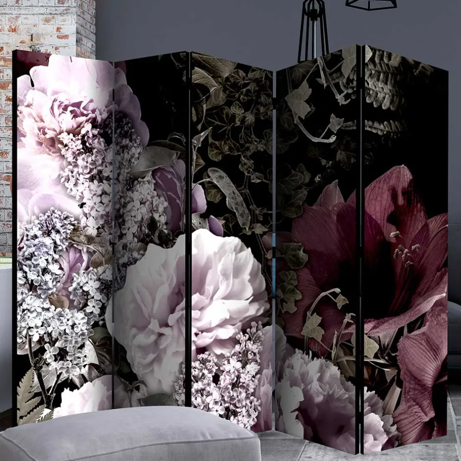 Wohnen Spanische Wand mit Blumen Fotodruck - Garaton