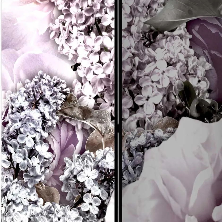 Wohnen Spanische Wand mit Blumen Fotodruck - Garaton