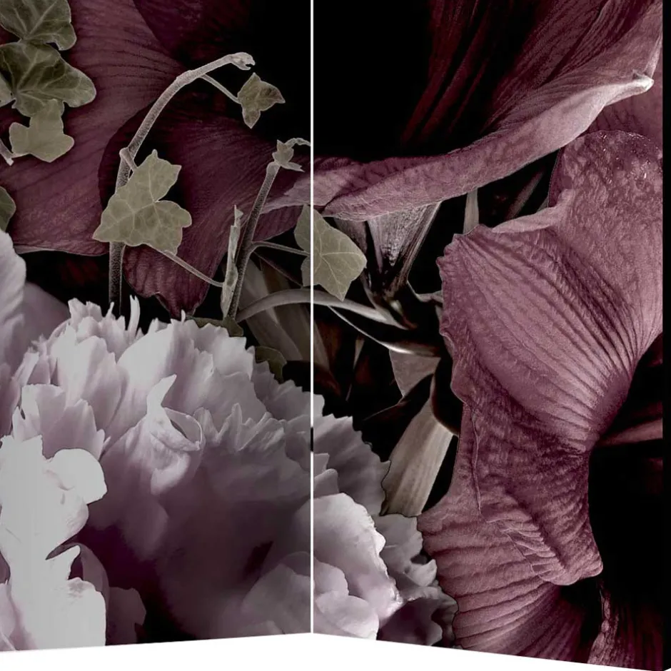 Wohnen Spanische Wand mit Blumen Fotodruck - Garaton