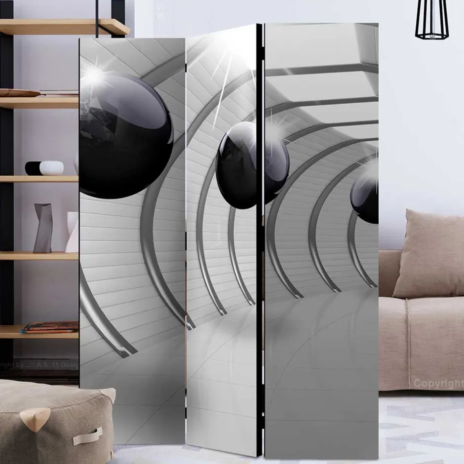 Spanische Wand mit futuristischem 3D Druck - Zeilo^Wohnen Sale