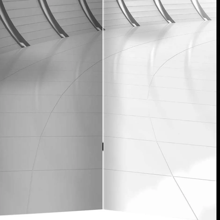 Spanische Wand mit futuristischem 3D Druck - Zeilo^Wohnen Sale