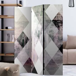 Spanische Wand mit Rauten Muster bedruckt - Siboramus^Wohnen New