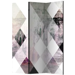 Spanische Wand mit Rauten Muster bedruckt - Siboramus^Wohnen New