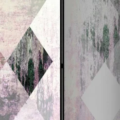 Spanische Wand mit Rauten Muster bedruckt - Siboramus^Wohnen New