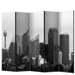 Wohnen Spanische Wand mit Schwarz Weiß Fotodruck - Daven