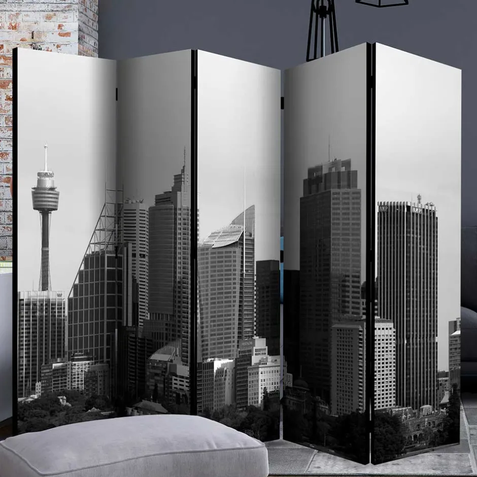 Wohnen Spanische Wand mit Schwarz Weiß Fotodruck - Daven