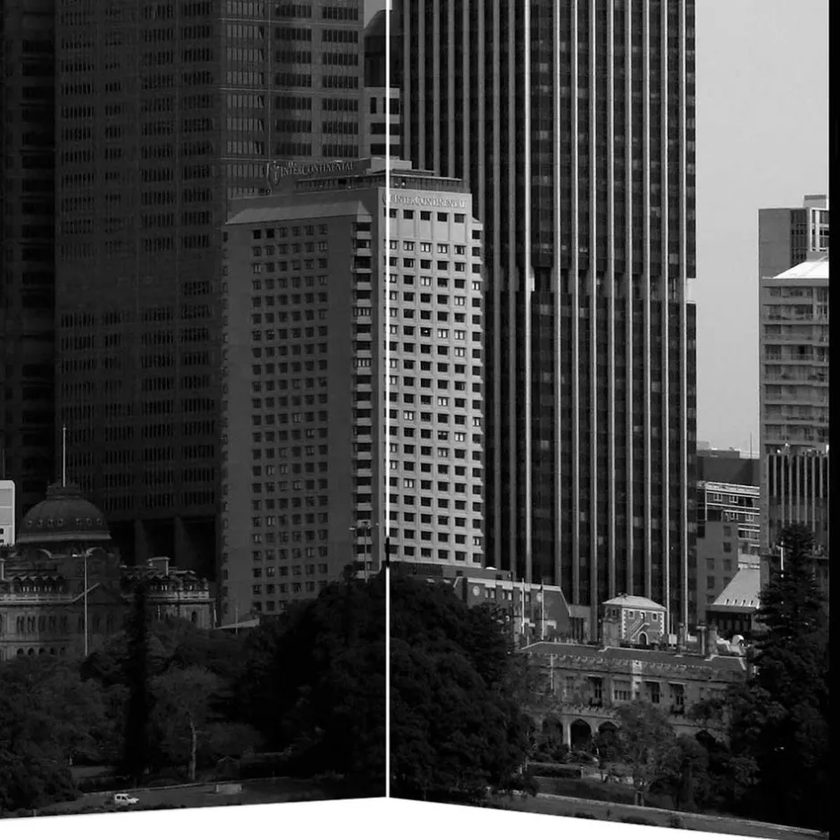 Wohnen Spanische Wand mit Schwarz Weiß Fotodruck - Daven