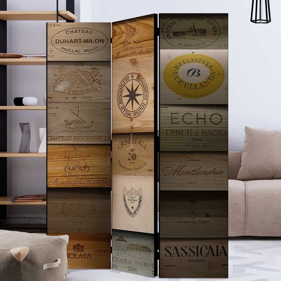 Wohnen Spanischer Raumteiler mit Fotodruck - Santorina