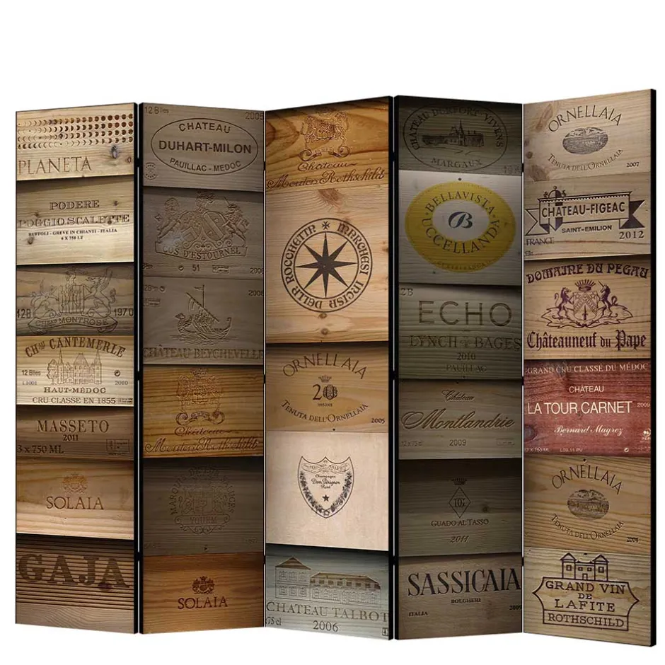 Wohnen Spanischer Raumteiler mit Fotodruck - Santorina