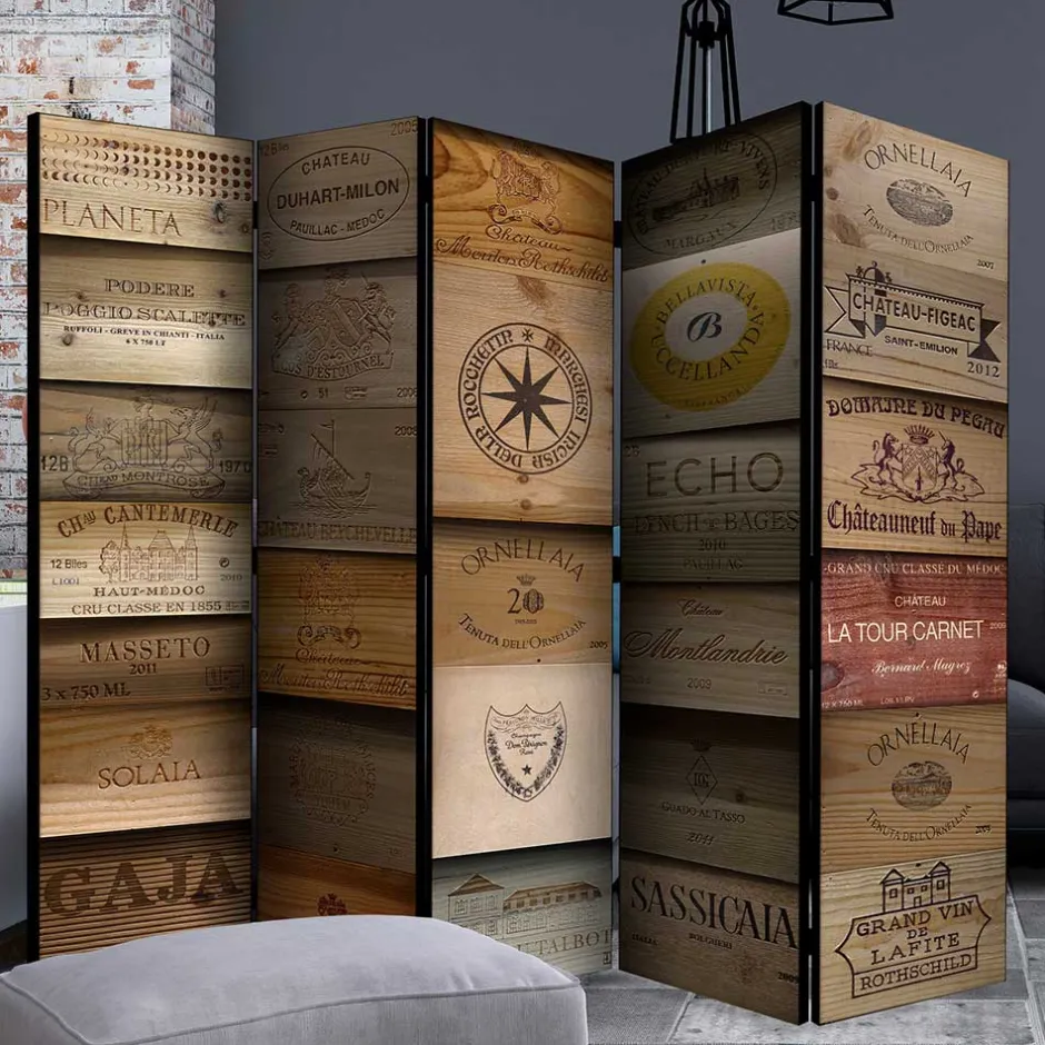 Wohnen Spanischer Raumteiler mit Fotodruck - Santorina