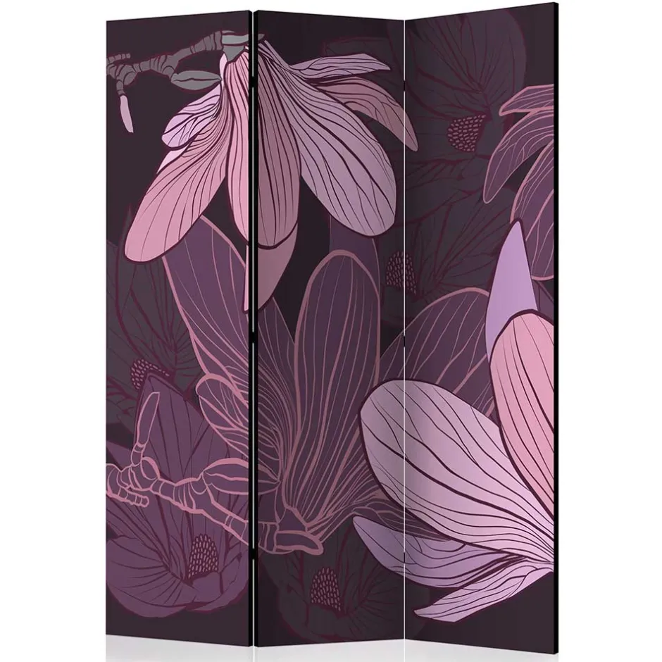 Wohnen Spanischer Raumteiler mit Blumen Motiv in Lila Rosa - Cino