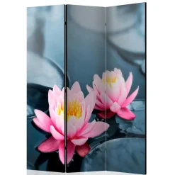Wohnen Spanischer Raumteiler mit Foto Rosa Seerose - Emek
