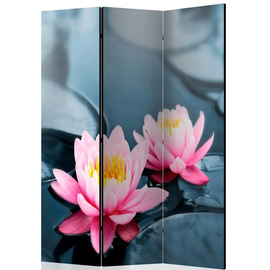 Wohnen Spanischer Raumteiler mit Foto Rosa Seerose - Emek