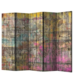 Spanischer Raumteiler mit Graffiti Motiv - Ionnis^Wohnen Best