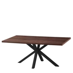 Spider Esstisch & Samt Armlehnstühle - Mendoza (fünfteilig)^Wohnen Outlet