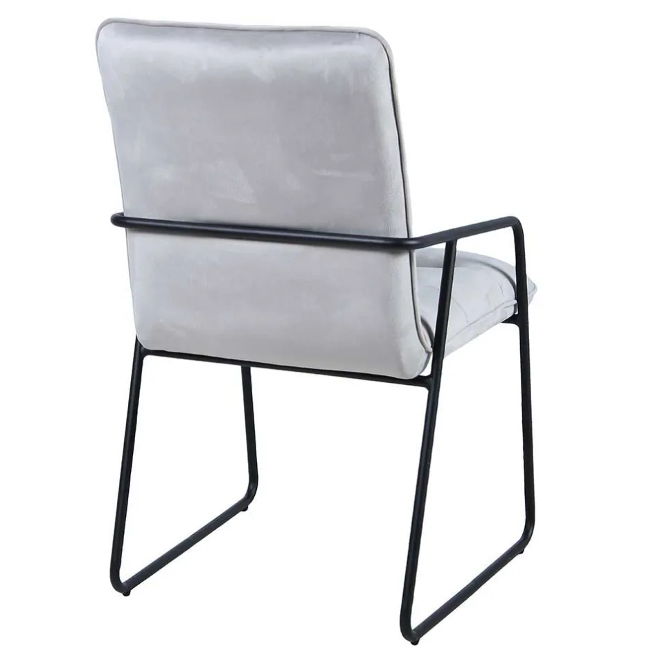 Spider Esstisch & Samt Armlehnstühle - Mendoza (fünfteilig)^Wohnen Outlet