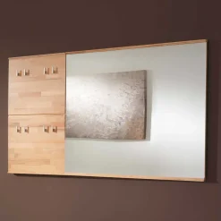 Spiegel Coestra mit Kleiderhaken (zweiteilig)^Wohnen Outlet