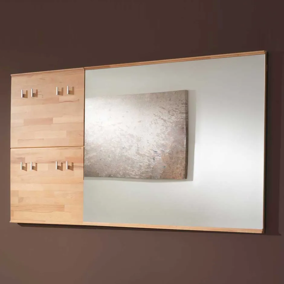 Spiegel Coestra mit Kleiderhaken (zweiteilig)^Wohnen Outlet