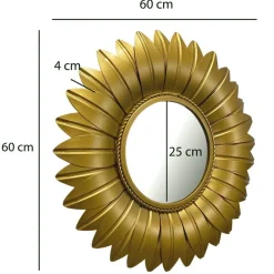 Wohnen Spiegel im Blumendesign - Hualin