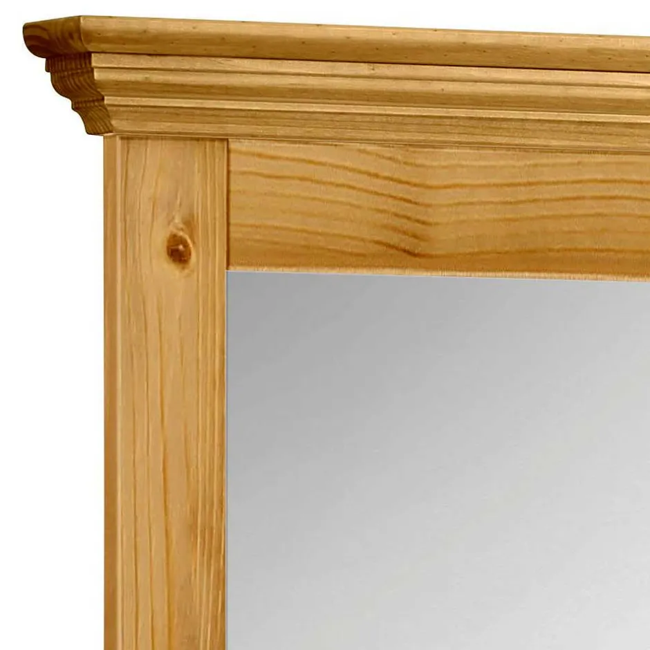 Spiegel im Landhausstil mit Holzrahmen massiv - Zavieca^Wohnen Clearance