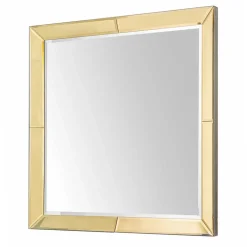 Wohnen Spiegel mit Glasrahmen in Gold - Sognory