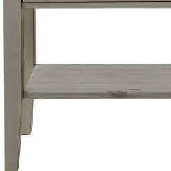 Wohnen Spiegel mit Kommode Cempino in Grau (zweiteilig)