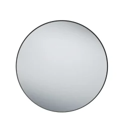 Wohnen Spiegel mit Metallrahmen in Schwarz - 80x80x2 - Vromantico