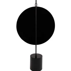 Spiegel mit Ständer in Silber und Schwarz - Fraduno^Wohnen New